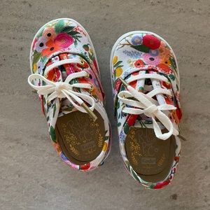 Ked’s x Rifle Paper Co. baby girl shoes size 4